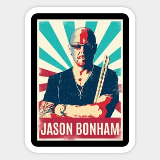 Vintage Retro Jason Bonham Sticker